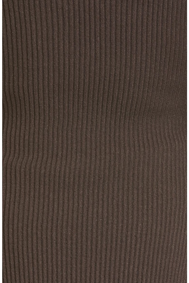 Ista Ribbed Bustier Sweater, Alternate, color, SIENNA