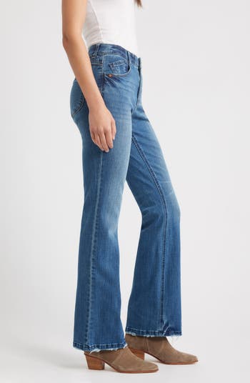 Madison 'Ab'Solution High Waist Itty Bitty Bootcut Jeans