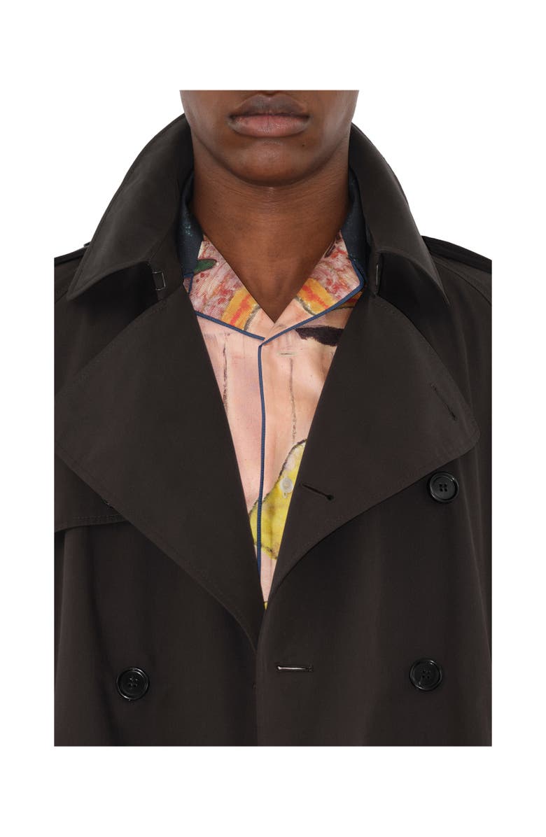 Burberry Mid-length Highgrove Gabardine Trench Coat, Alternate, color, Cog Brown