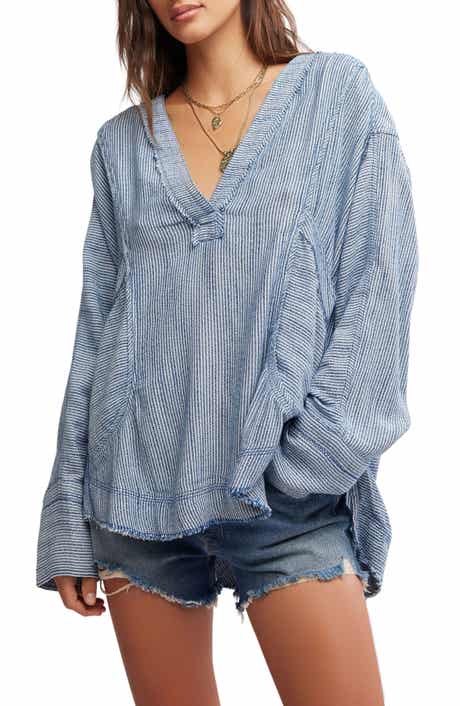 Free People By the Shore Oversize Top