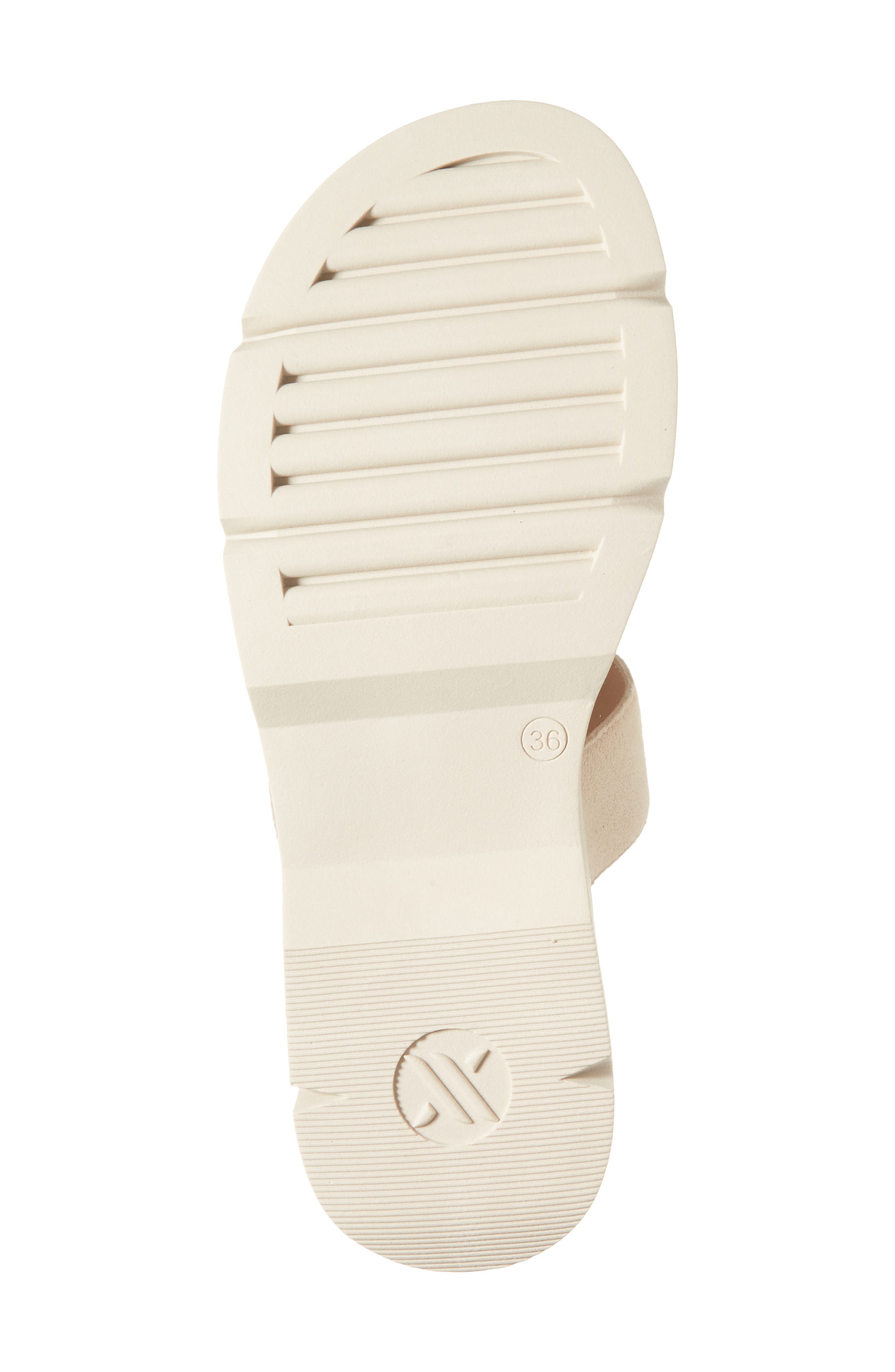 The FLEXX Atena Platform Slide Sandal, Alternate, color, Sabbia Holly/ Camoscio