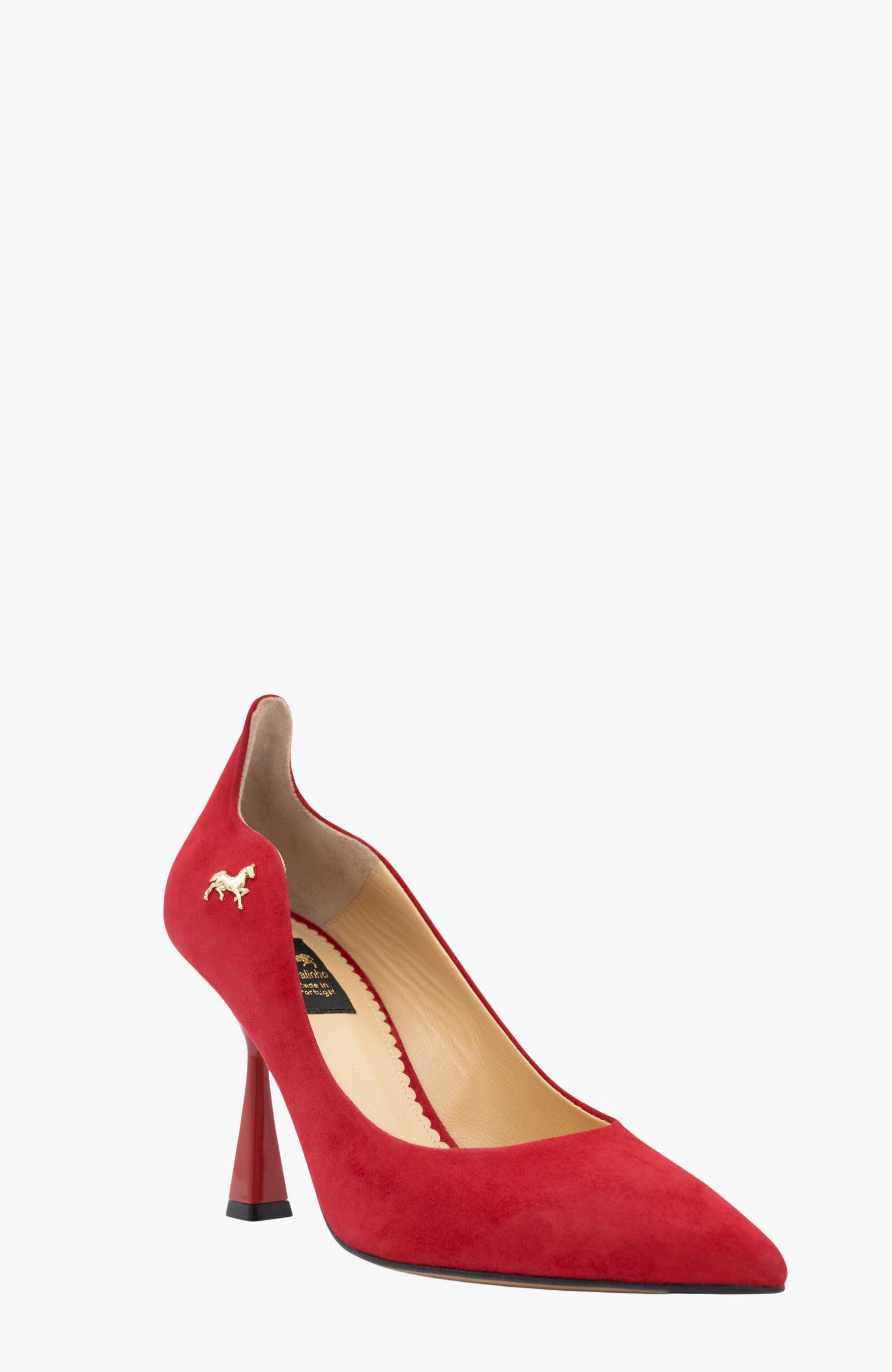 Endless Love Suede High Heel Pumps, Alternate, color, Red