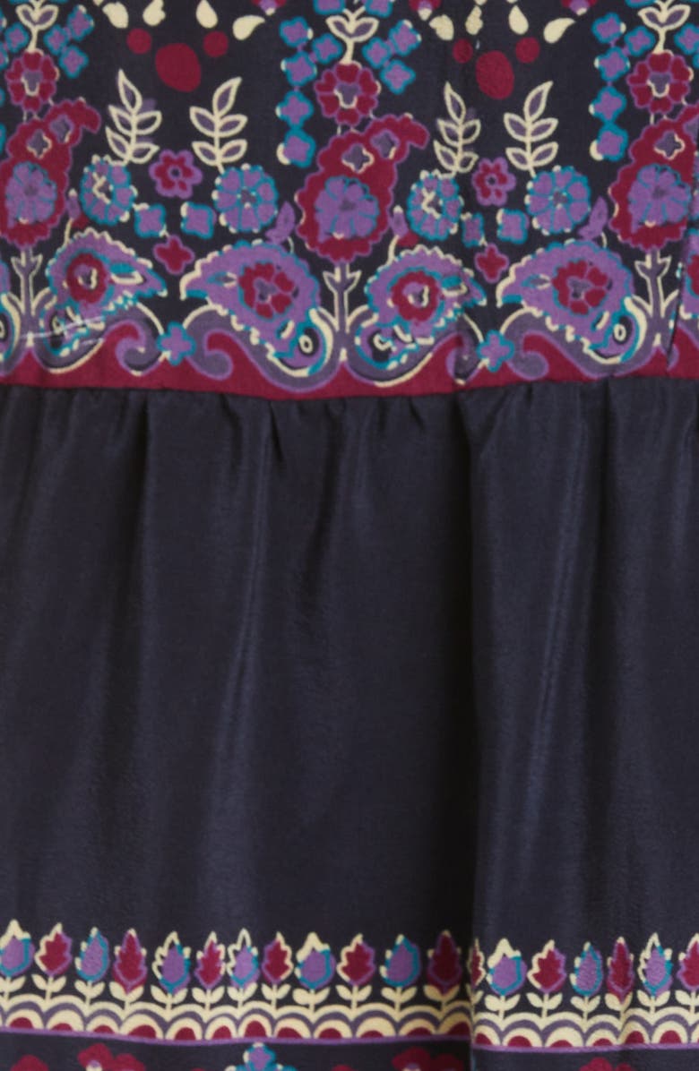 Sea Adella Long Sleeve Silk Midi Dress, Alternate, color,