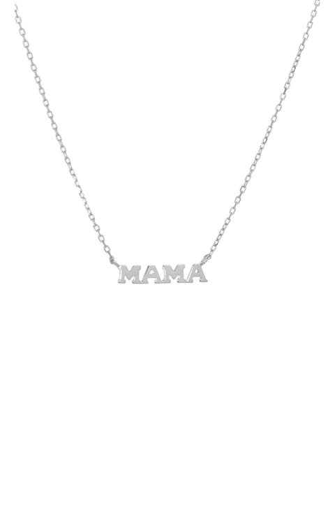Mama Pendant Necklace