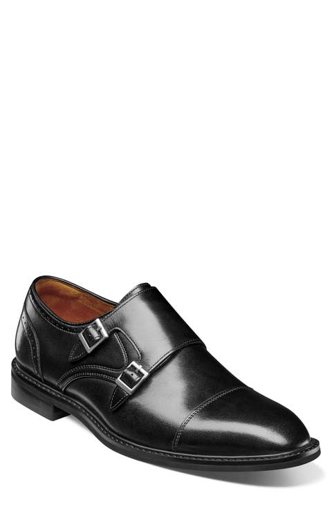 Boswell Double Monk Strap Shoe (Men)