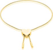 Adornia Heart Bolo Bracelet