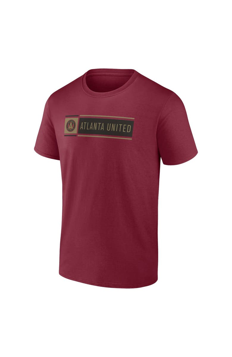 FANATICS Men's Fanatics Branded Red Atlanta United FC Block T-Shirt, Alternate, color, 