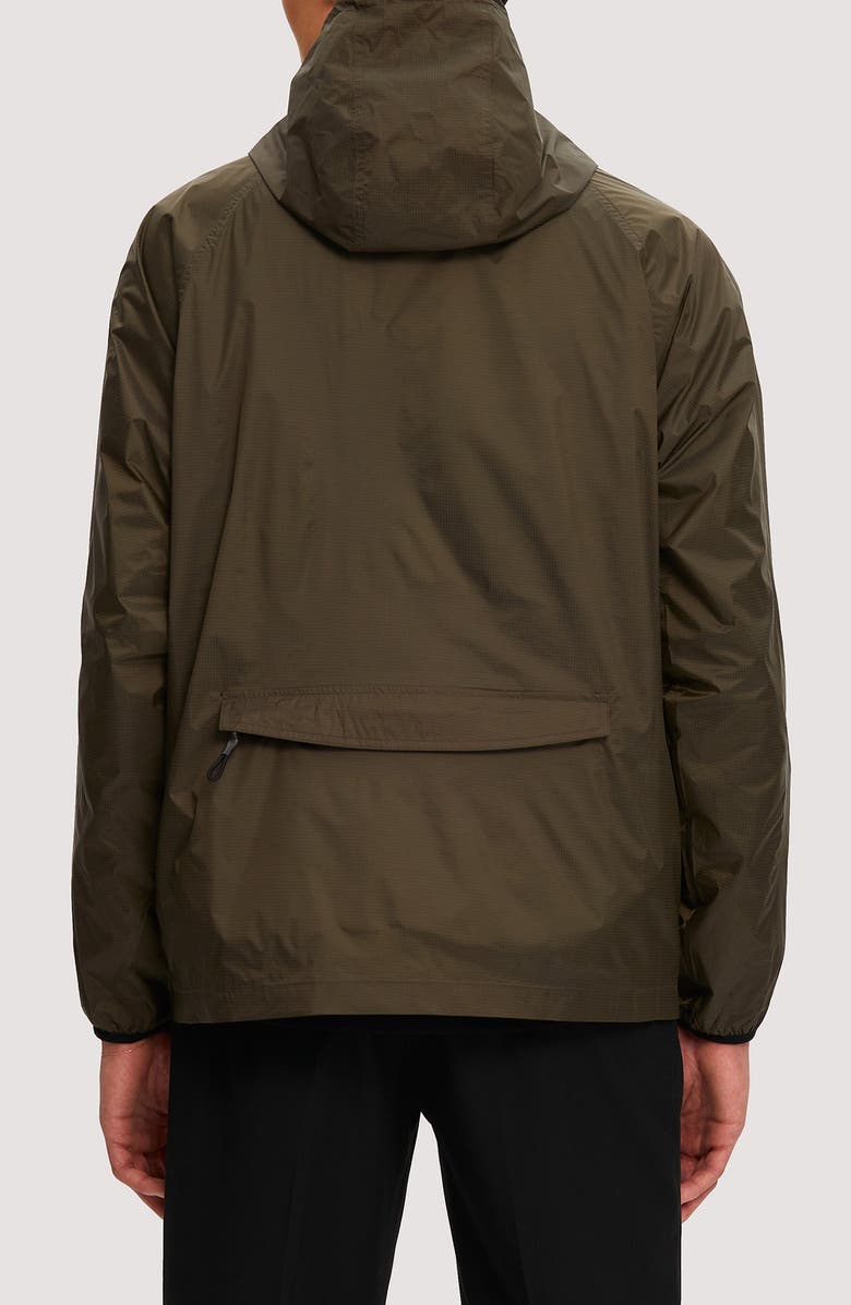 Noize Hooded Windbreaker, Alternate, color, Deep Forest