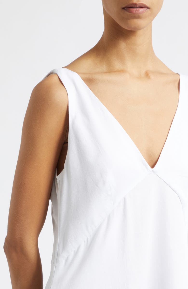 LESET Yoko V-Neck Maxi Dress, Alternate, color, White