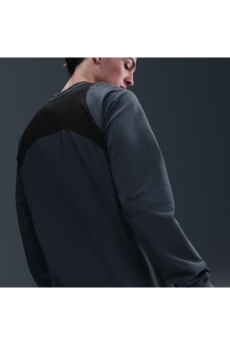Men's Nike Blue Inter Milan Third T90 Pullover Sweatshirt, Alternate, color, Black