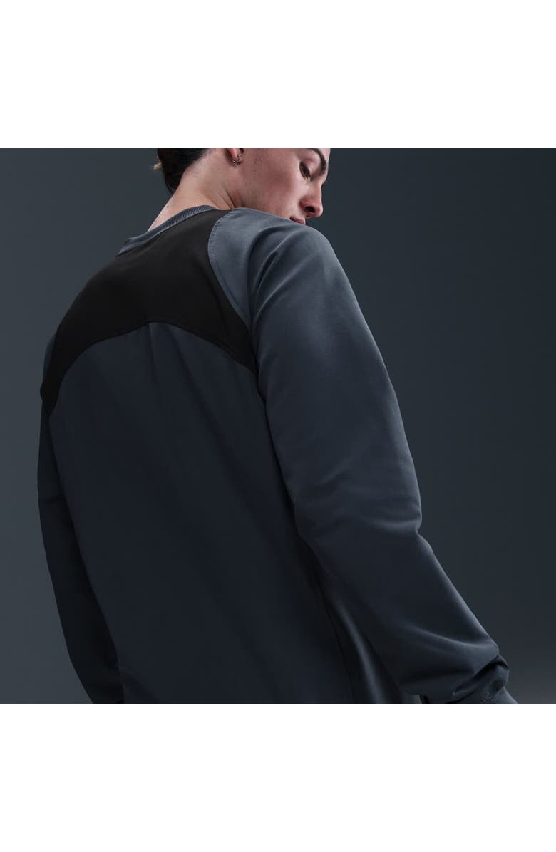 Nike Men
s Nike Blue Inter Milan Third T90 Pullover Sweatshirt, Alternate, color, Black