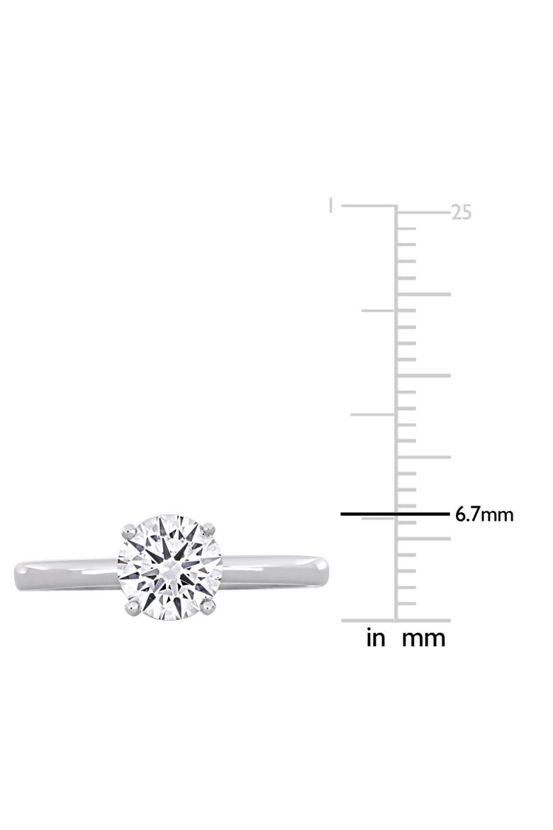1 CTW Lab-Grown Diamond Solitaire Ring 14k, Alternate, color, White Gold