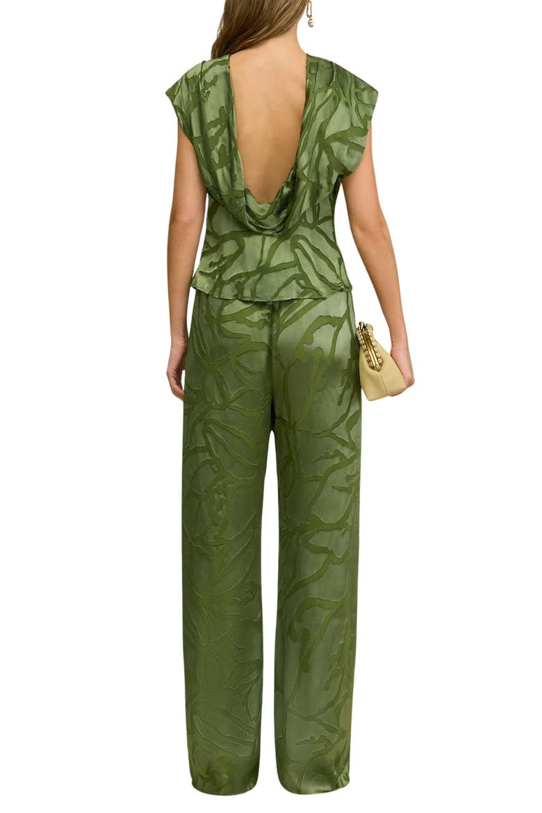 Monette Plunge Back Top, Alternate, color, DEEP PASTURE