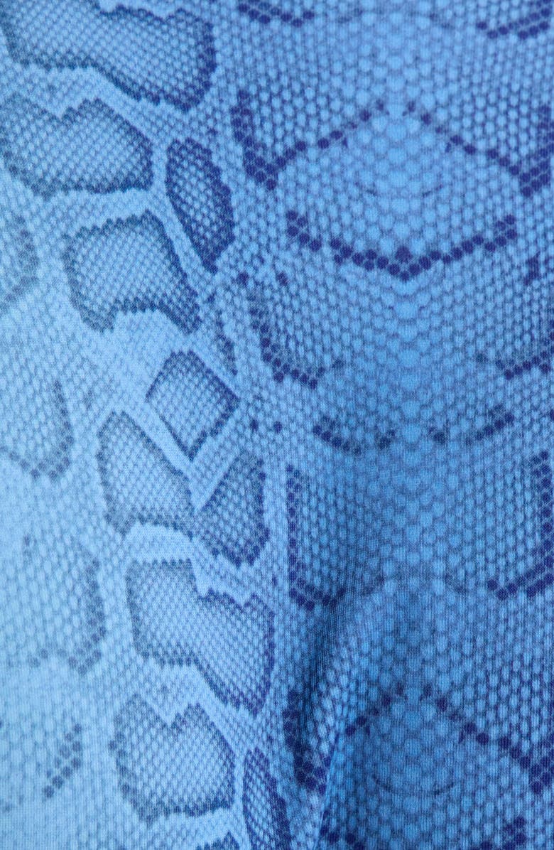 PacSun Corinne Side Tie Bikini Bottoms, Alternate, color, Blue Snake Skin