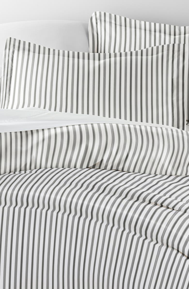 IENJOY HOME Premium Ultra Duvet Cover & Sham Set, Alternate, color, Gray