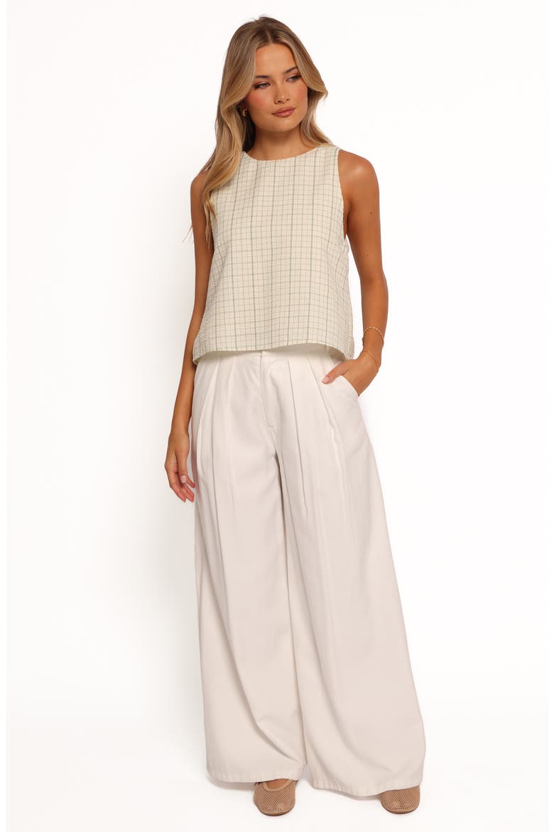Selva Bow Back Sleeveless Top, Alternate, color, SAGE GREEN