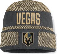 FANATICS Men's Fanatics Charcoal/Gold Vegas Golden Knights Fundamentals Shelter Cuffed Knit Hat