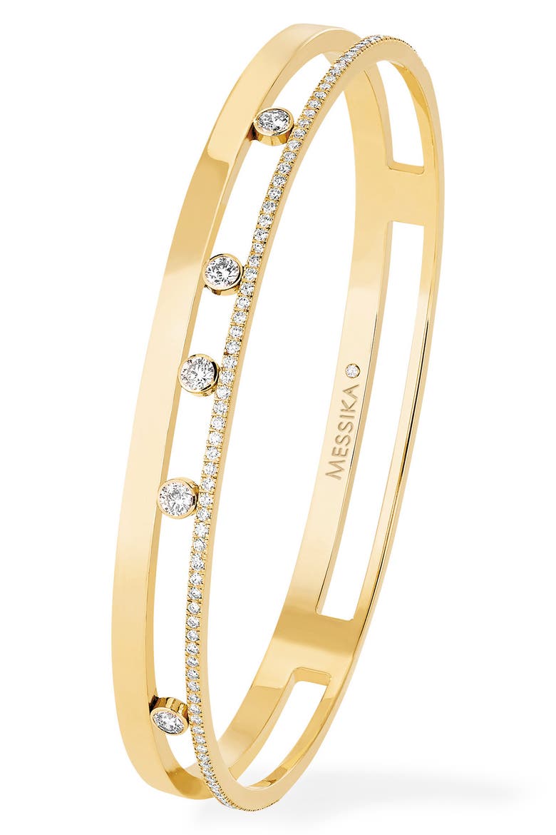 Move Romane Diamond Bangle, Alternate, color, YELLOW GOLD