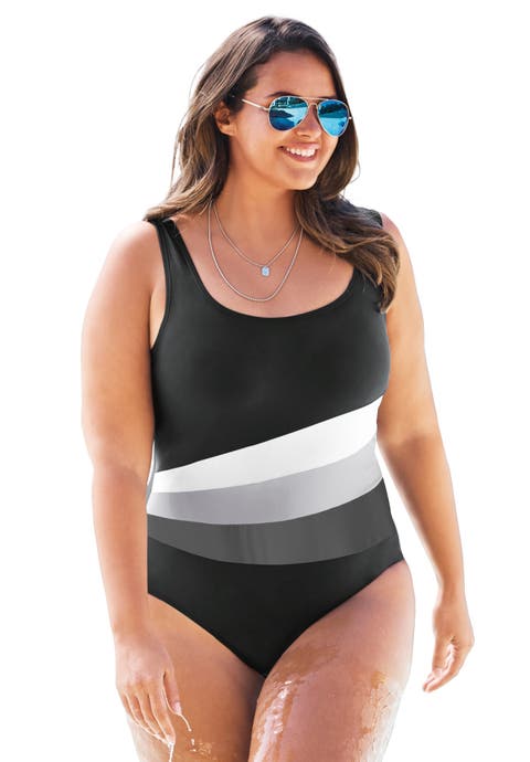 Colorblock One-Piece
