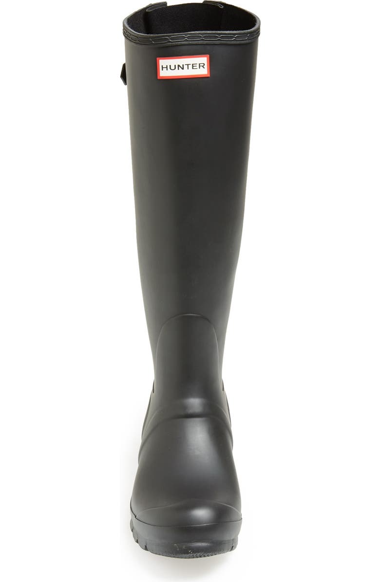 Hunter Original Tall Adjustable Back Waterproof Rain Boot, Alternate, color,