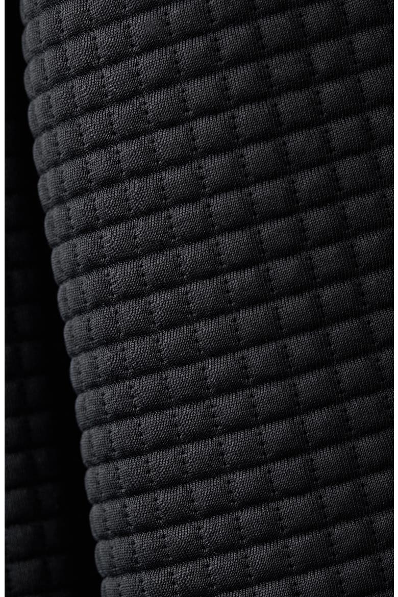 Landmark Quilted Quarter Zip Pullover, Alternate, color, PURE BLACK
