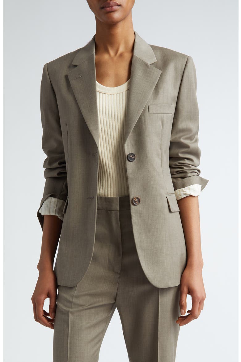 Journey Single Breasted Wool Blazer, Main, color, FALLEN ROCK