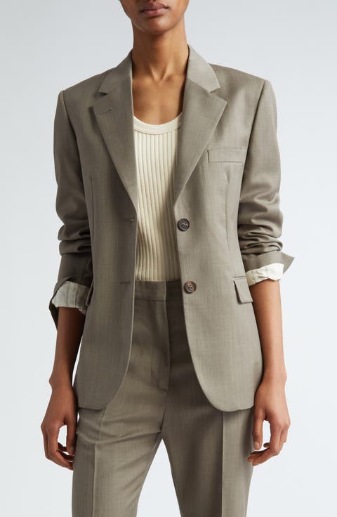 Journey Single Breasted Wool Blazer