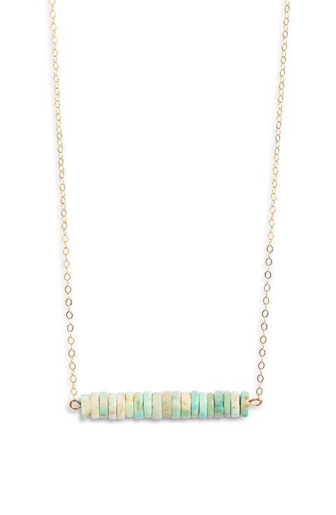 Trezzo Tranquility Turquoise 14k Gold Filled Necklace