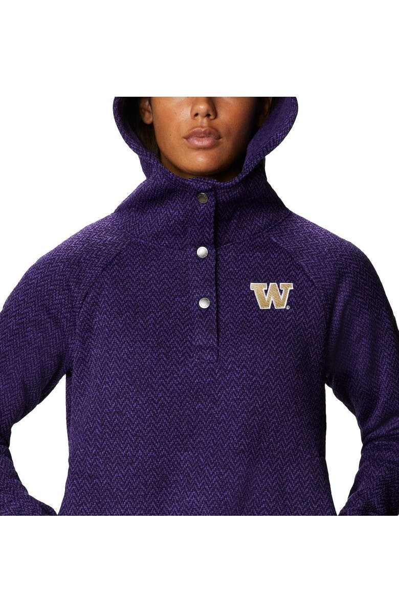 Columbia Women's Columbia Purple Washington Huskies Darling Days Raglan Fleece Pullover Hoodie, Alternate, color, 