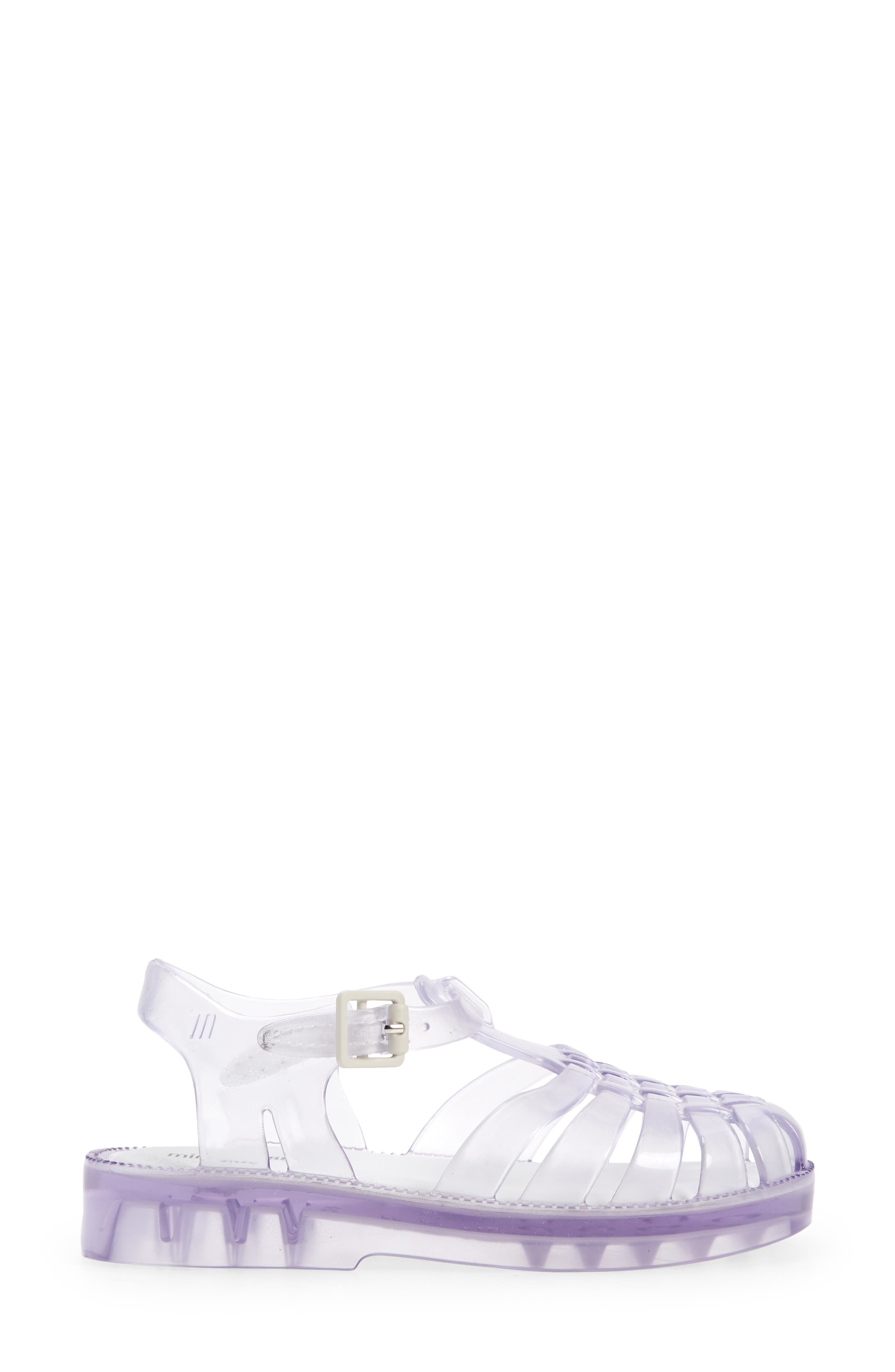 Mini Melissa Possession Jelly Sandal, Alternate, color, Clear/Clear