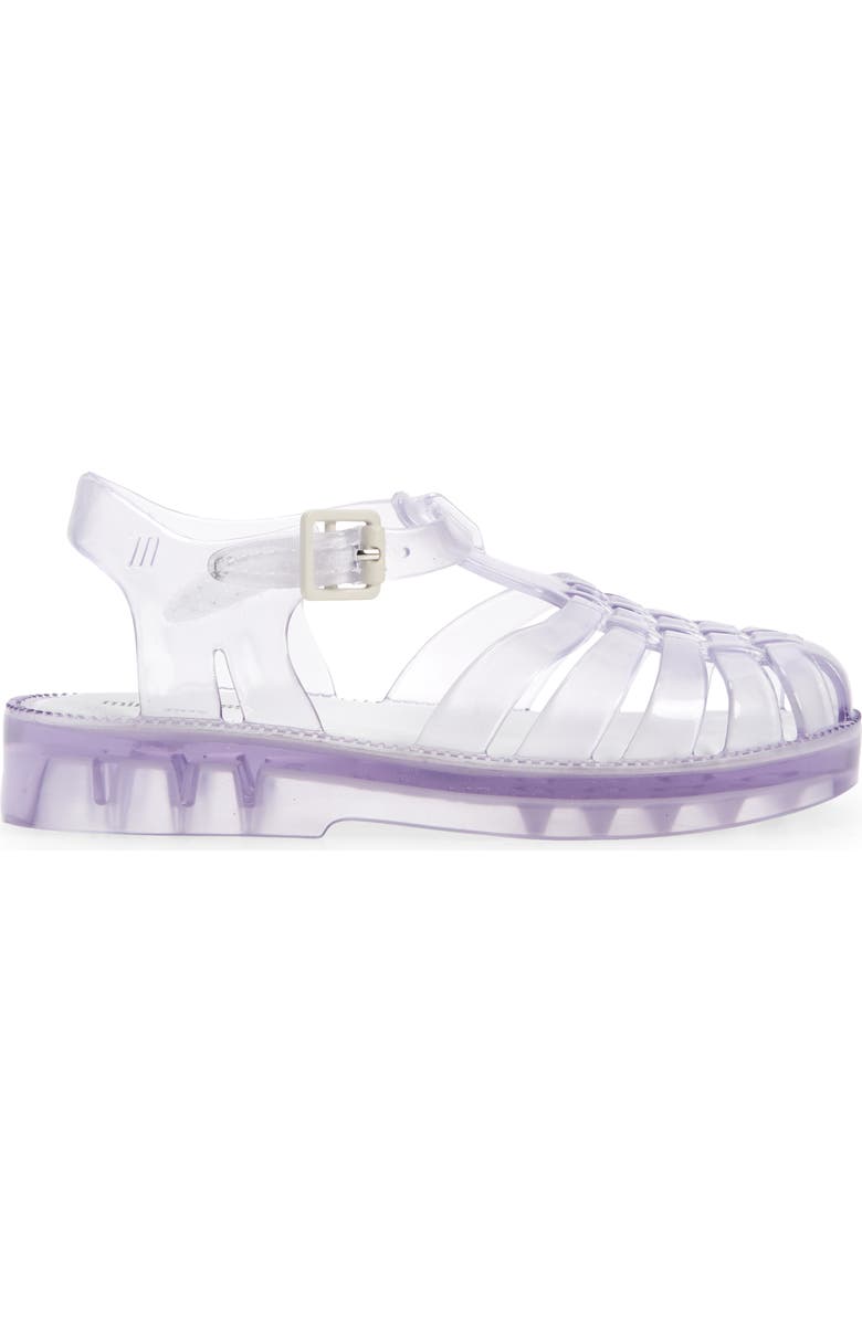 Mini Melissa Possession Jelly Sandal, Alternate, color, Clear/Clear