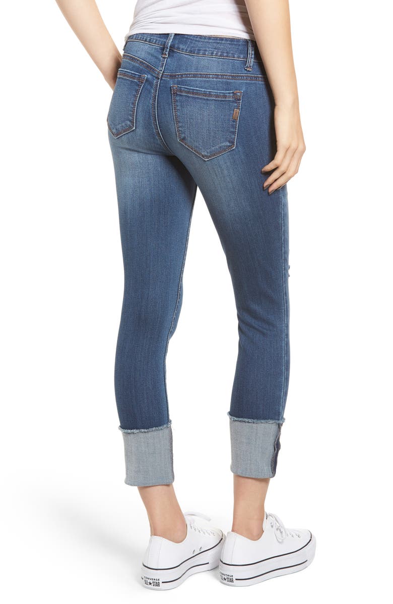 1822 Denim Cuffed Jeggings, Alternate, color,