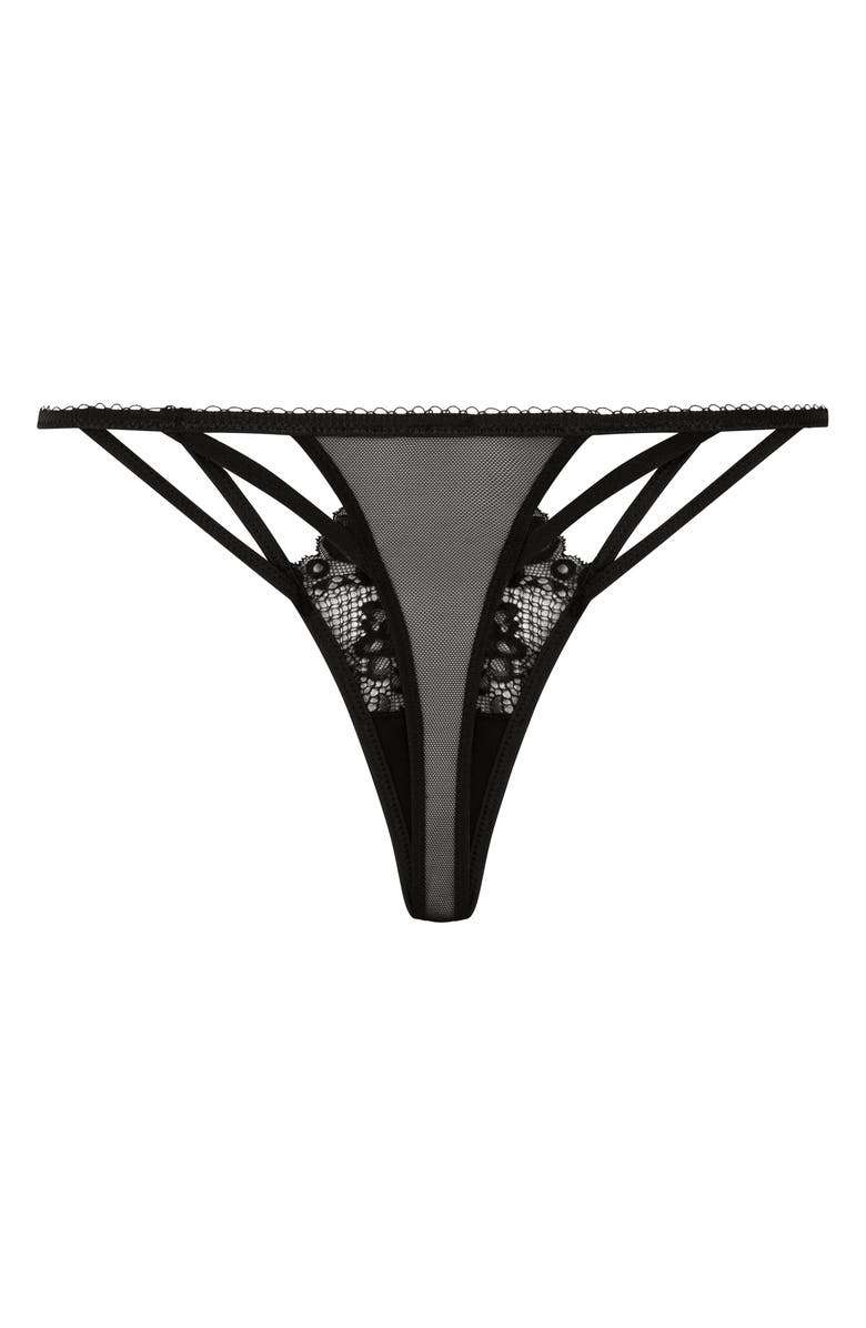 Hunkemöller Anna Thong, Alternate, color, Caviar