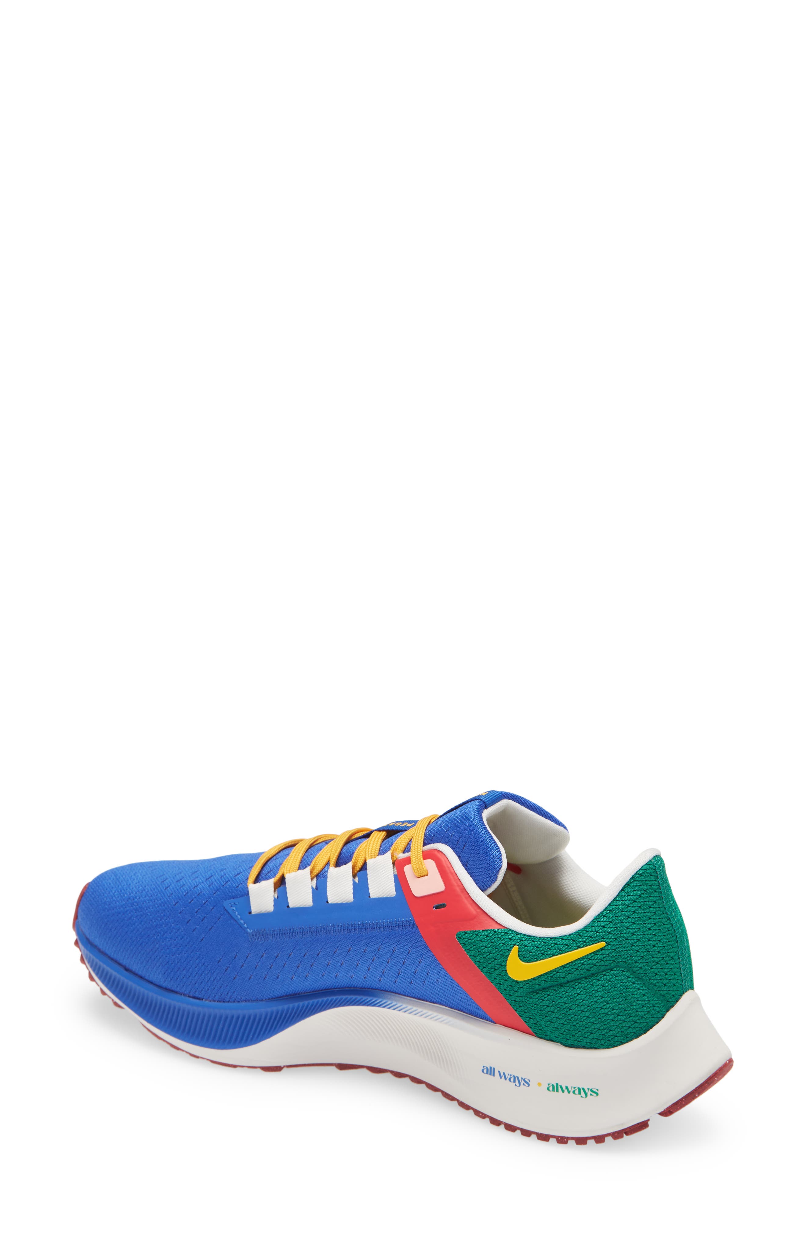 Nike Air Zoom Pegasus 38 Running Shoe, Alternate, color, 