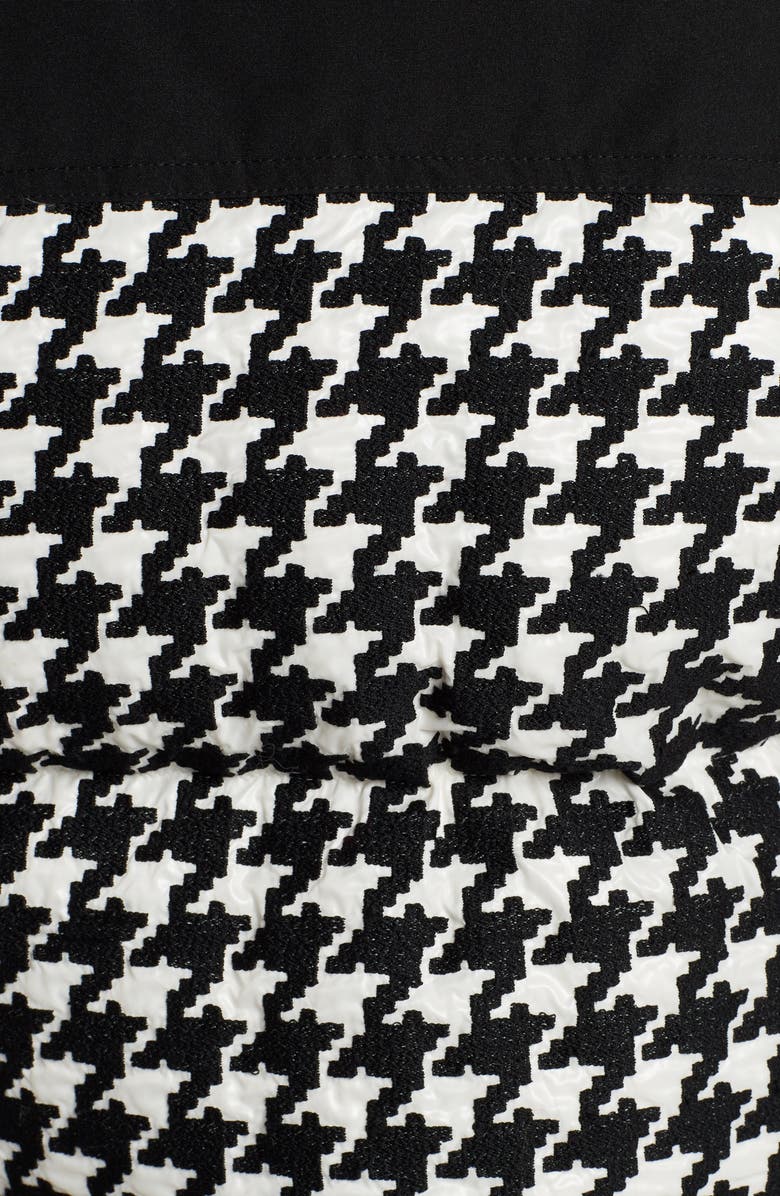 Moncler Nil Houndstooth Quilted Down Jacket, Alternate, color, 