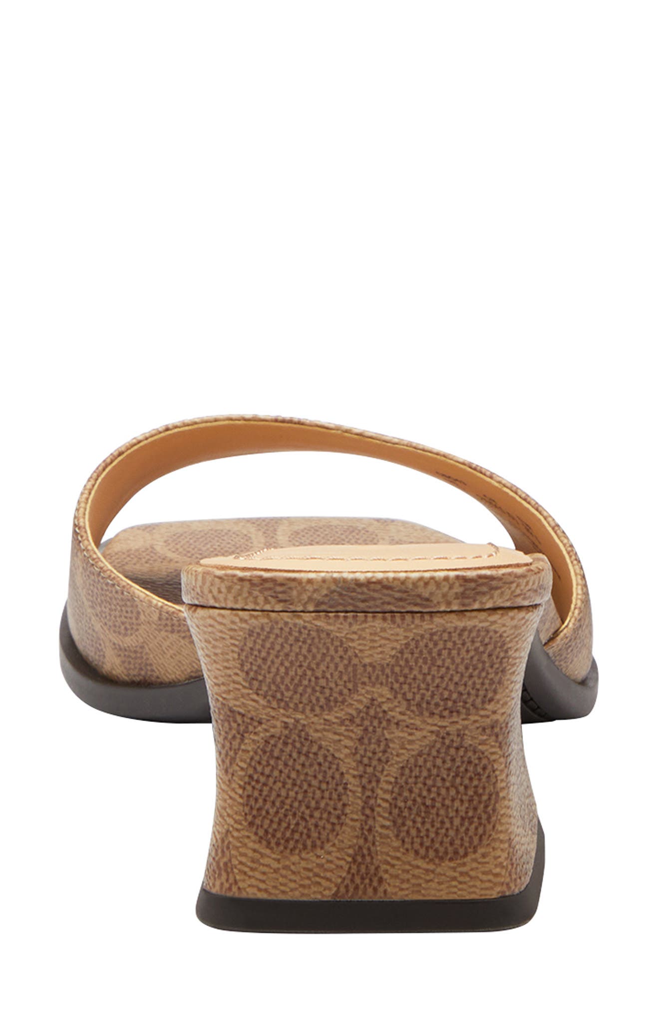 COACH Sculpted C Block Heel Sandal, Alternate, color, 