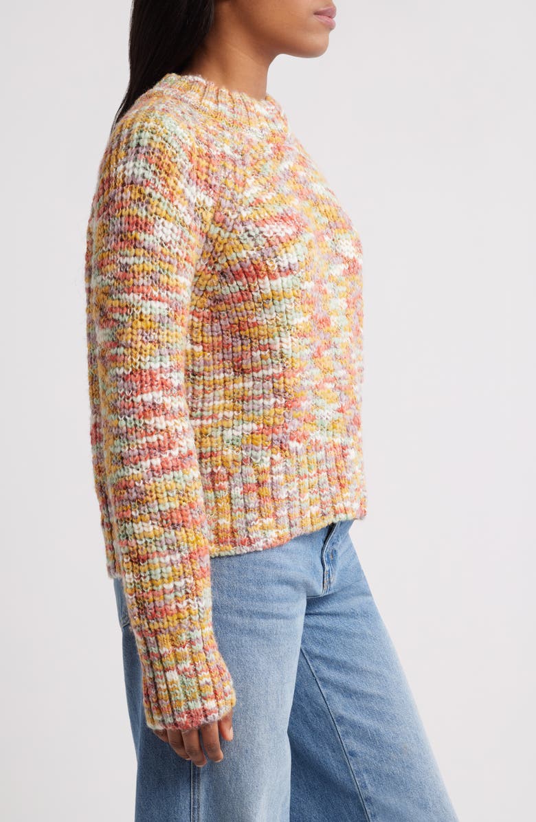 Rip Curl Beach Party Space Dye Sweater, Alternate, color, Multico