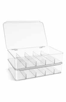 2-Pack Stackable Clear Eyewear Cases