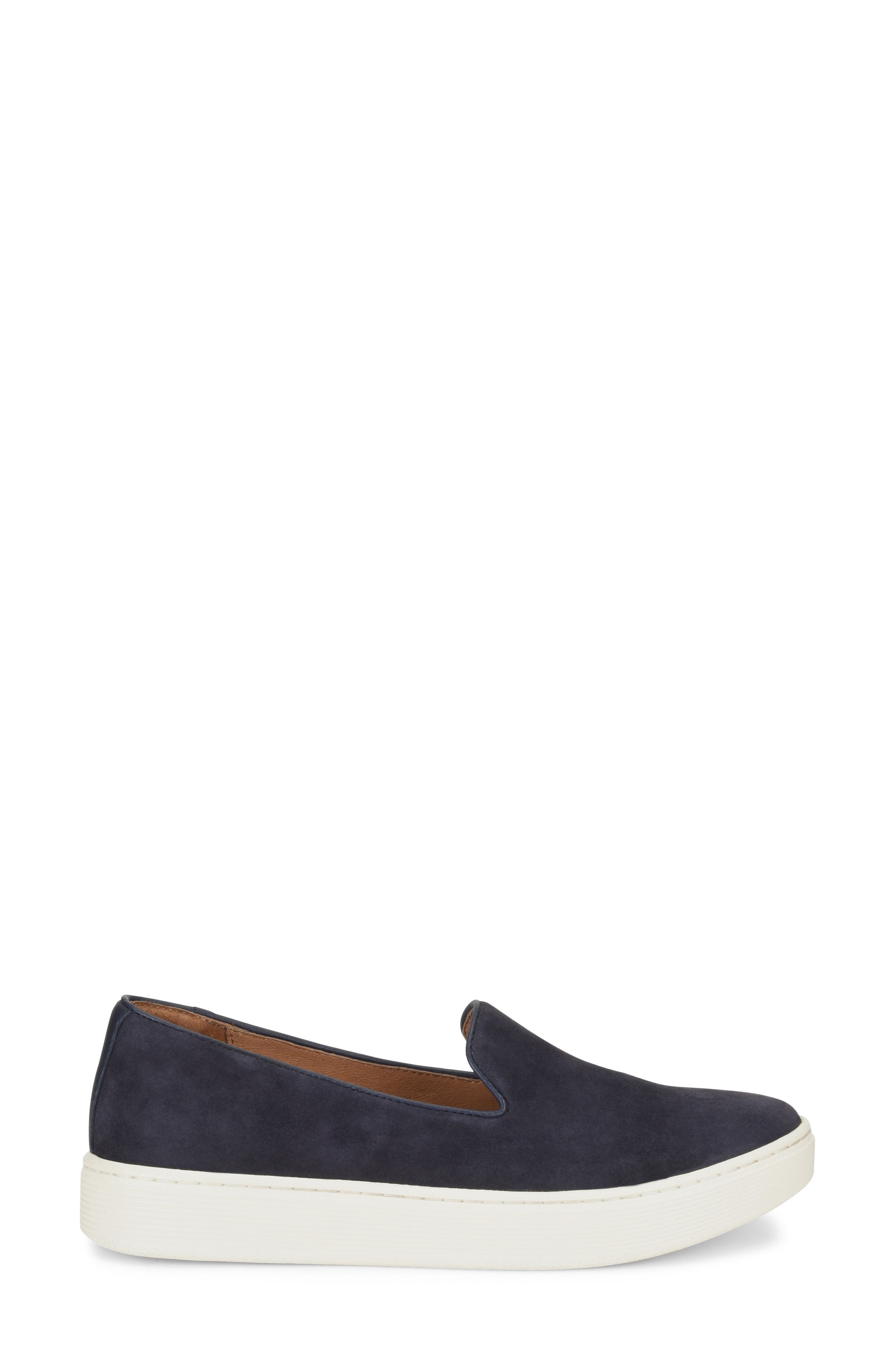 Somers Slip-On Sneaker, Alternate, color, NAVY SUEDE