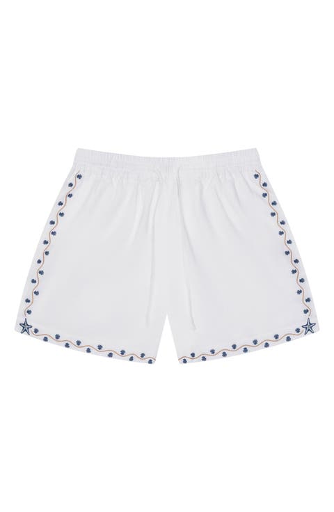 Beach House Linen Blend Shorts