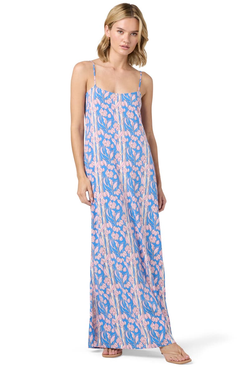 Florence by Mills Slit Maxi Slipdress, Alternate, color, Fan Flo Royal