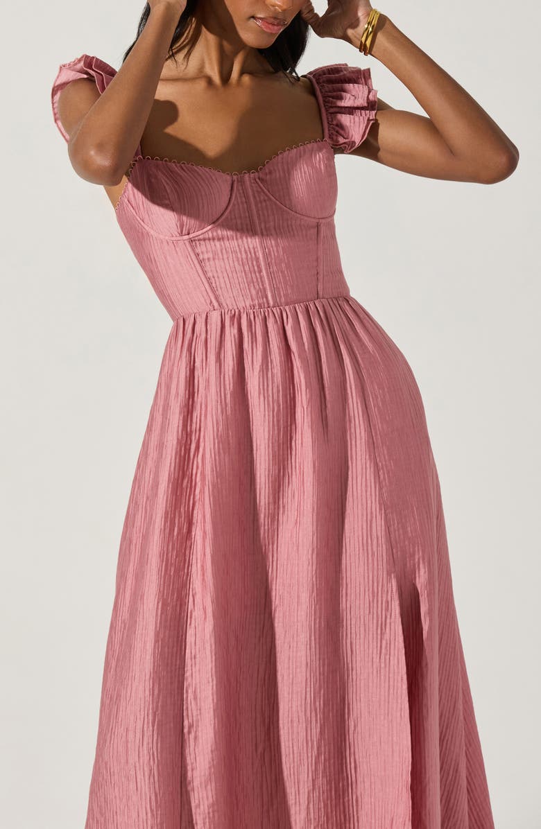 ASTR the Label Wedelia Fit & Flare Dress, Alternate, color, Pink