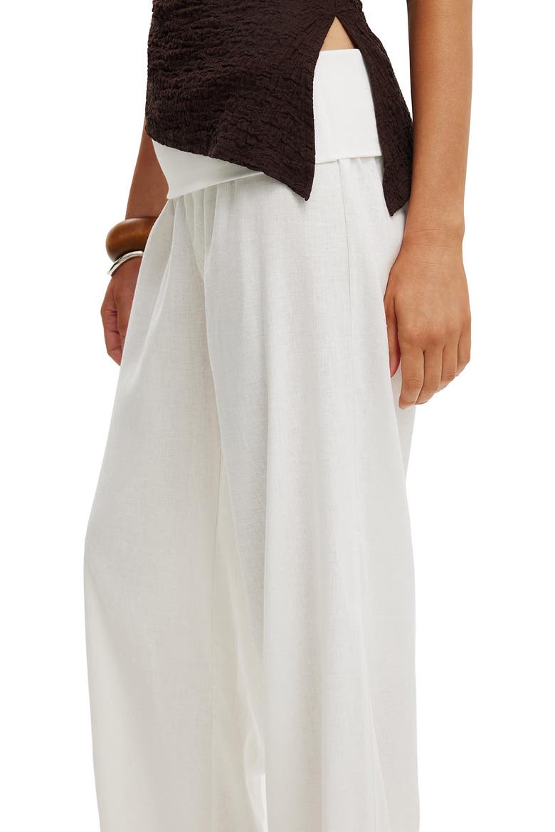 Women's Haven Fold Over Pant, Alternate, color, White