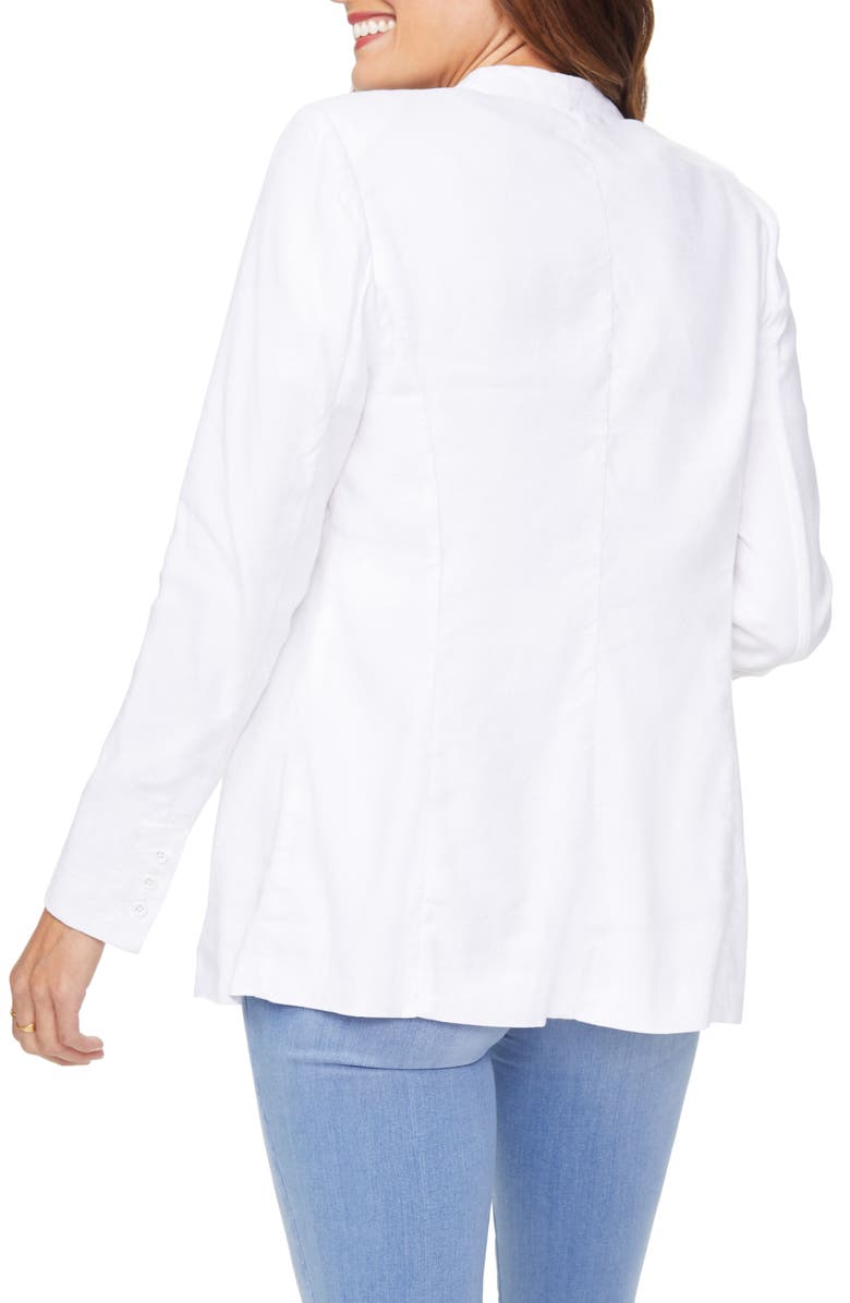 NYDJ One-Button Linen Blend Blazer, Alternate, color, 