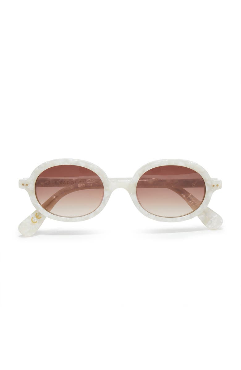 Lele Sadoughi Austin Sunglasses, Main, color, Mother Of Pearl 100