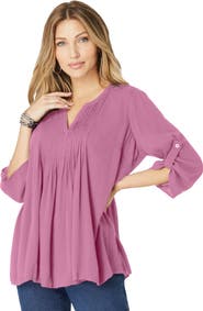Roaman's Hand Crinkled Tara Shirt