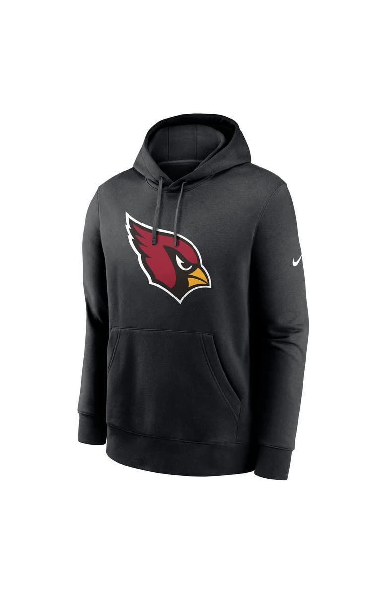 Nike Men's Nike Black Arizona Cardinals Primetime Club Logo Hoodie, Alternate, color, Black