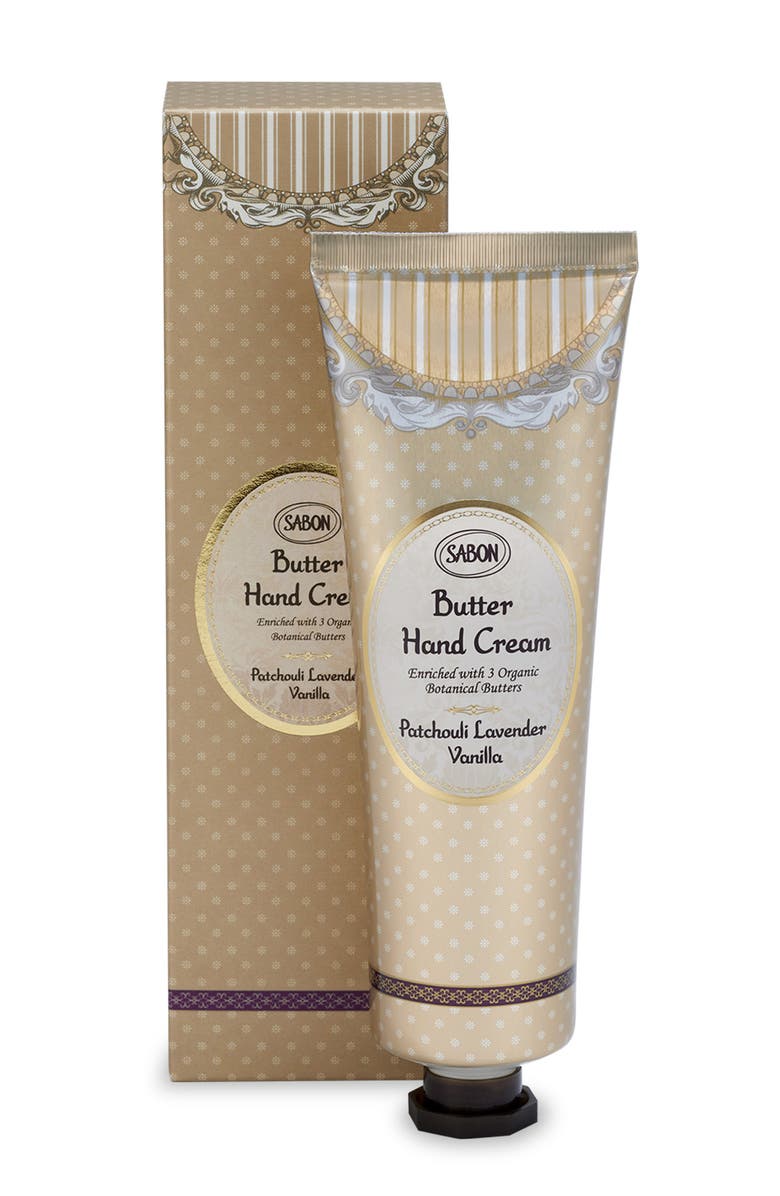 SABON Hand Cream Butter, Main, color, Patchouli Lavender Vanilla