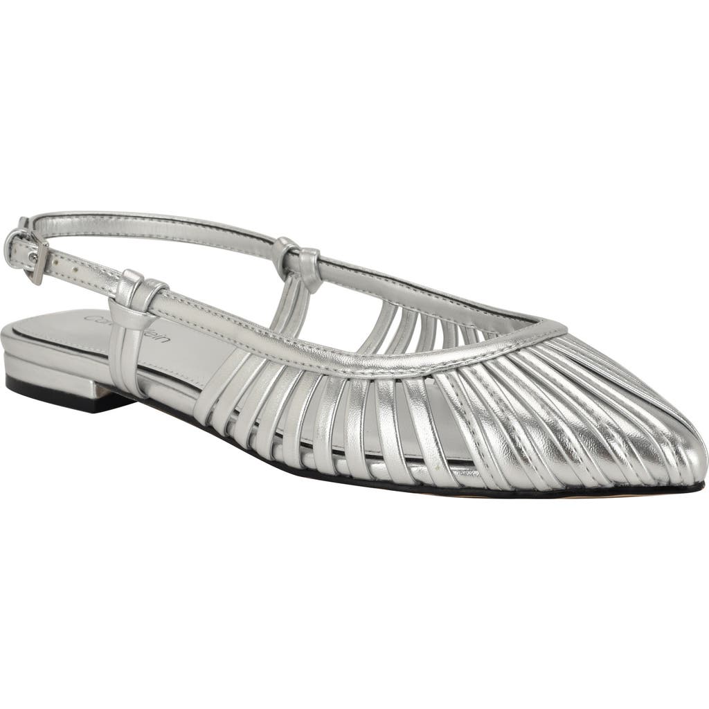 Calvin Klein Jillie Pointed Toe Flat