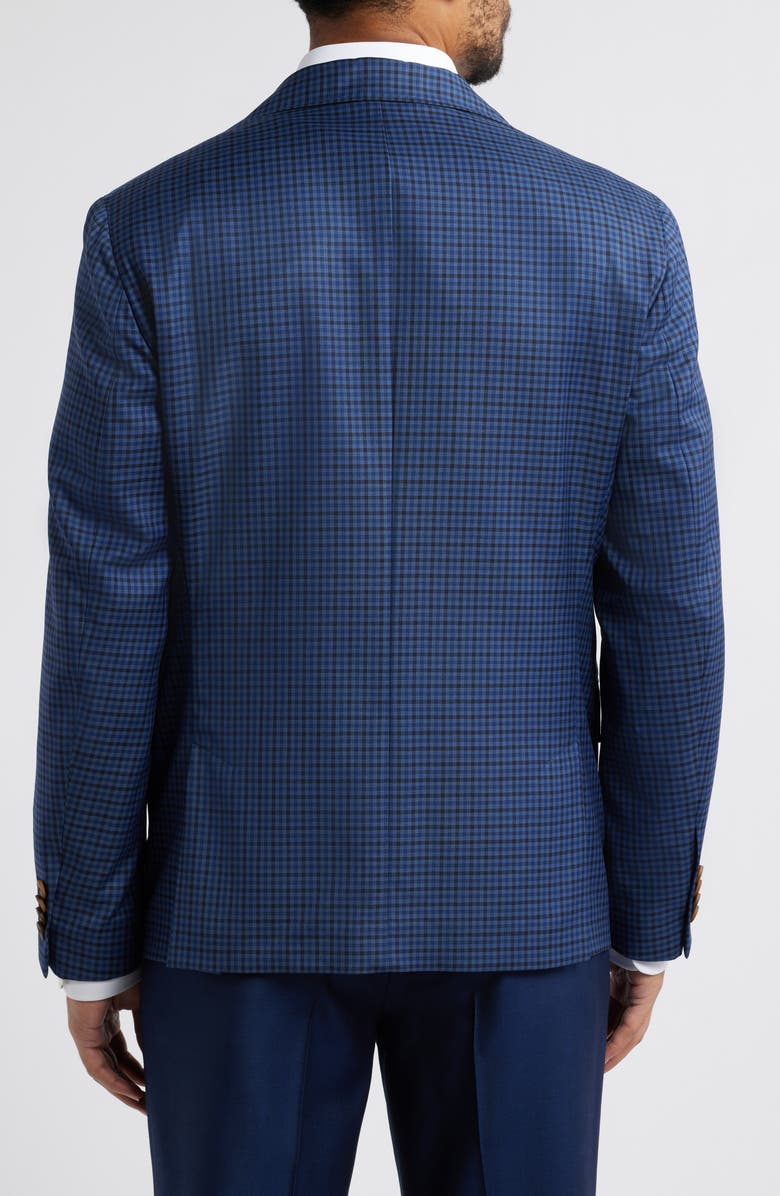 Zanella Eric Check Wool Sport Coat, Alternate, color, 